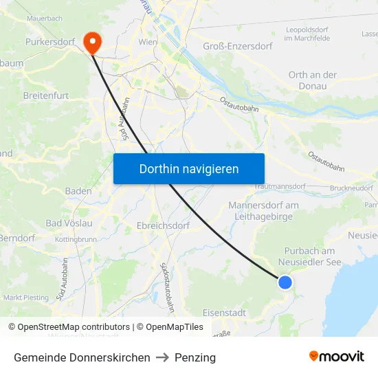Gemeinde Donnerskirchen to Penzing map