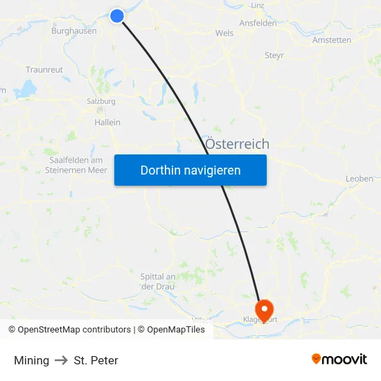 Mining to St. Peter map