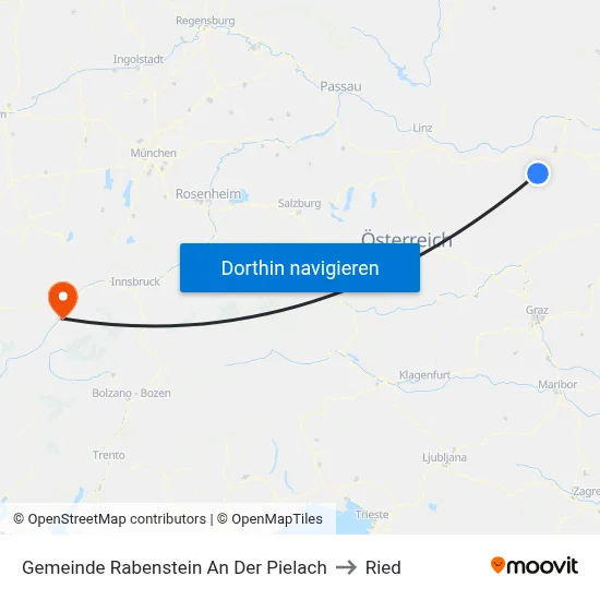 Gemeinde Rabenstein An Der Pielach to Ried map
