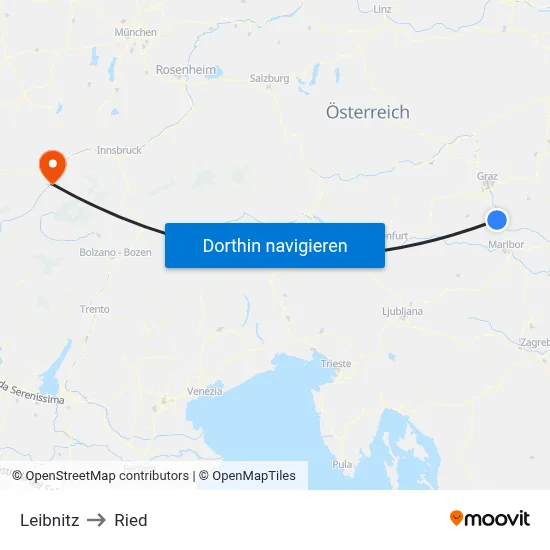 Leibnitz to Ried map