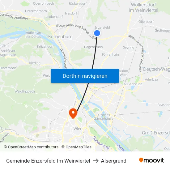 Gemeinde Enzersfeld Im Weinviertel to Alsergrund map