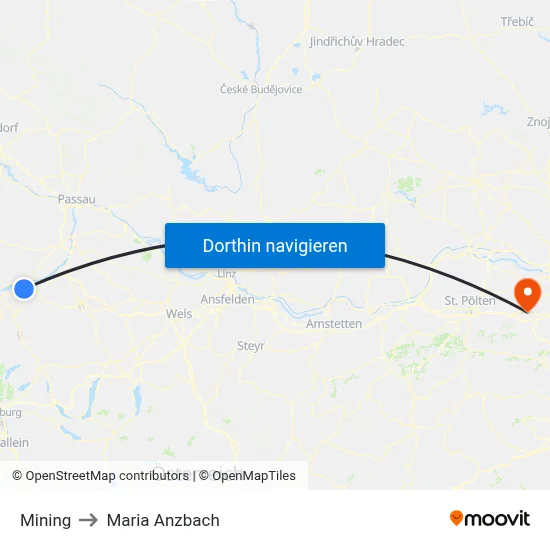 Mining to Maria Anzbach map