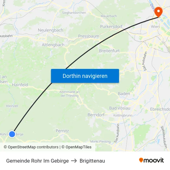 Gemeinde Rohr Im Gebirge to Brigittenau map