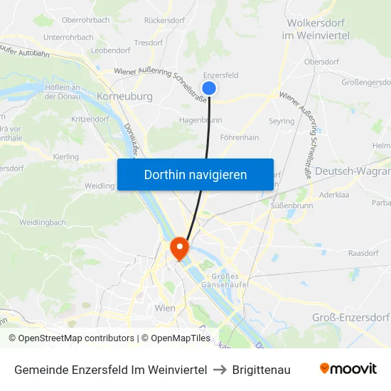 Gemeinde Enzersfeld Im Weinviertel to Brigittenau map
