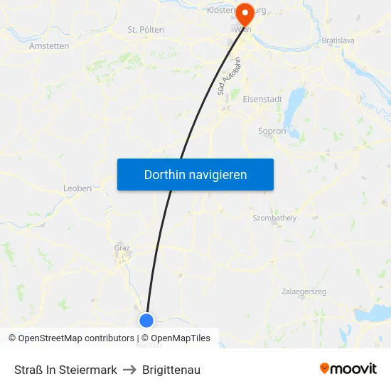 Straß In Steiermark to Brigittenau map