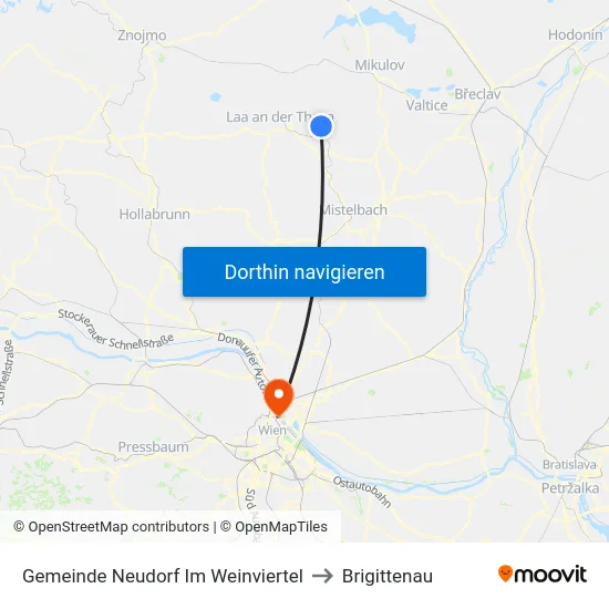 Gemeinde Neudorf Im Weinviertel to Brigittenau map