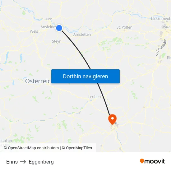 Enns to Eggenberg map