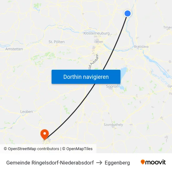Gemeinde Ringelsdorf-Niederabsdorf to Eggenberg map