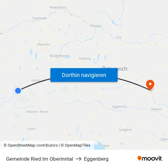 Gemeinde Ried Im Oberinntal to Eggenberg map