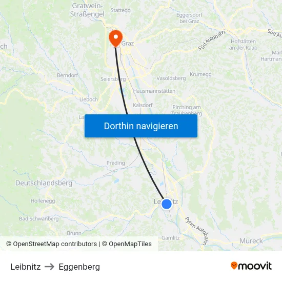 Leibnitz to Eggenberg map