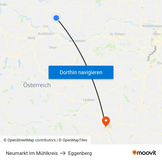 Neumarkt Im Mühlkreis to Eggenberg map