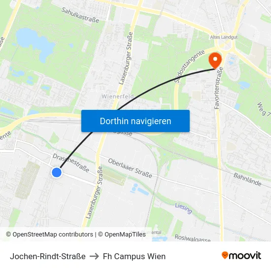 Jochen-Rindt-Straße to Fh Campus Wien map