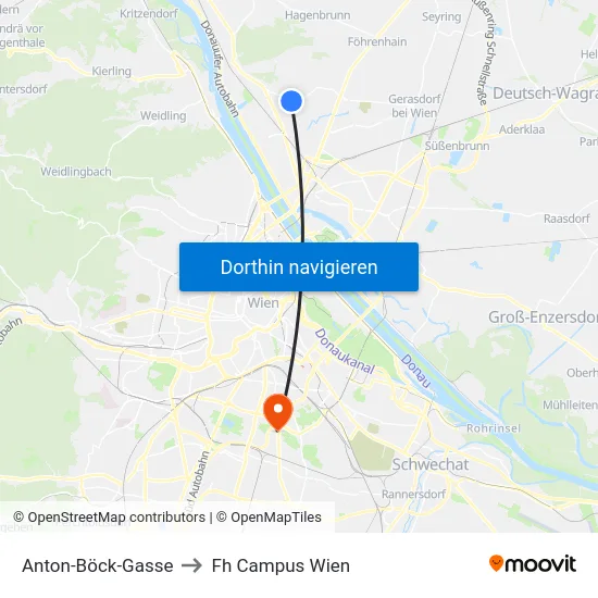 Anton-Böck-Gasse to Fh Campus Wien map