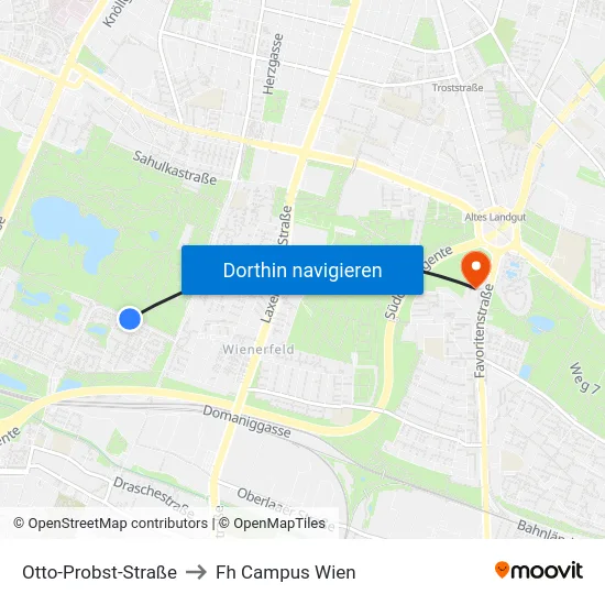 Otto-Probst-Straße to Fh Campus Wien map
