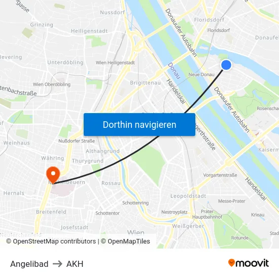 Angelibad to AKH map