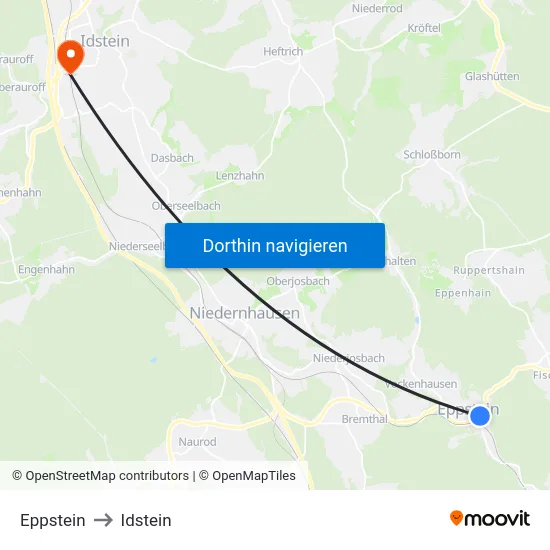 Eppstein to Idstein map