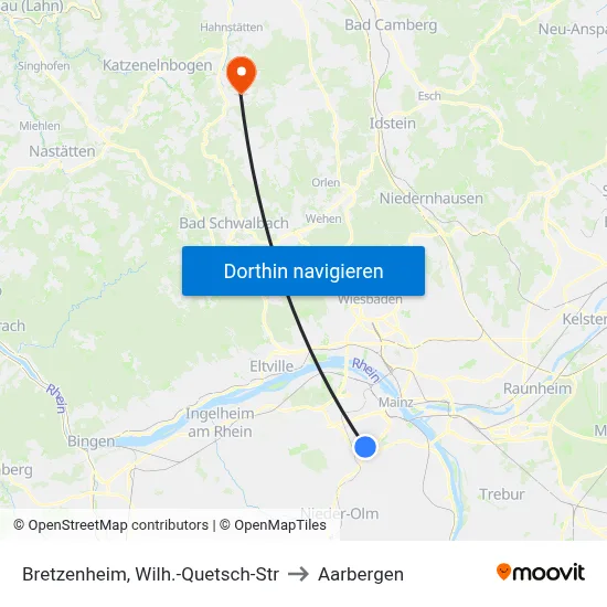 Bretzenheim, Wilh.-Quetsch-Str to Aarbergen map