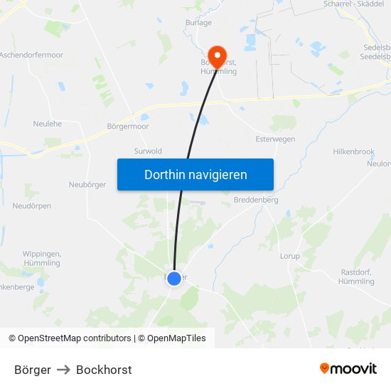 Börger to Bockhorst map
