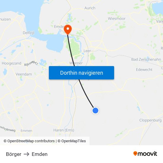Börger to Emden map
