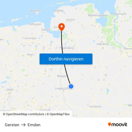 Gersten to Emden map