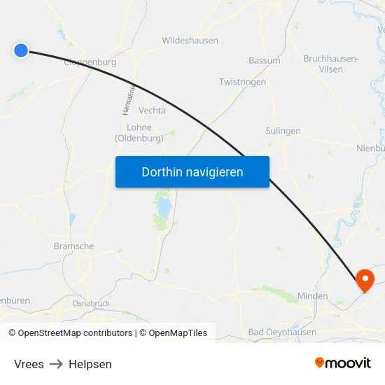 Vrees to Helpsen map