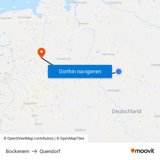 Bockenem to Quendorf map
