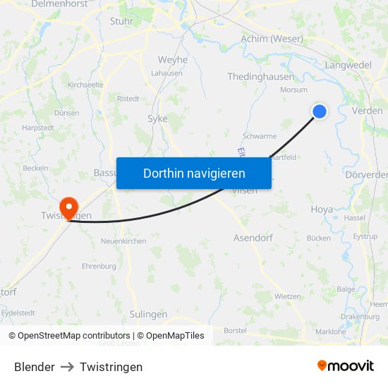 Blender to Twistringen map