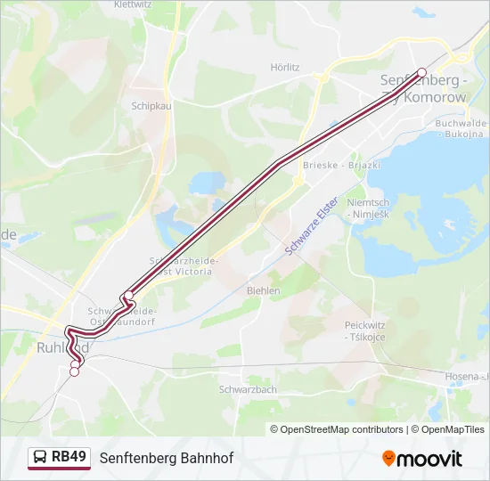 RB49 Bus Line Map