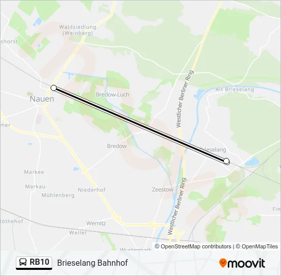 RB10 Bus Line Map