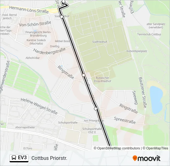 EV3 Bus Line Map