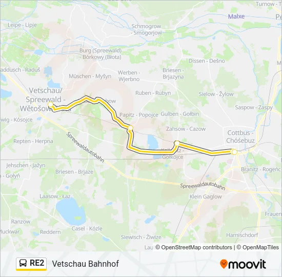 RE2 Bus Line Map