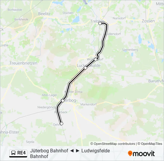 RE4 Bus Line Map