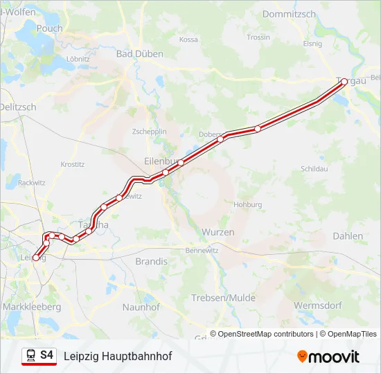 S4 Train Line Map