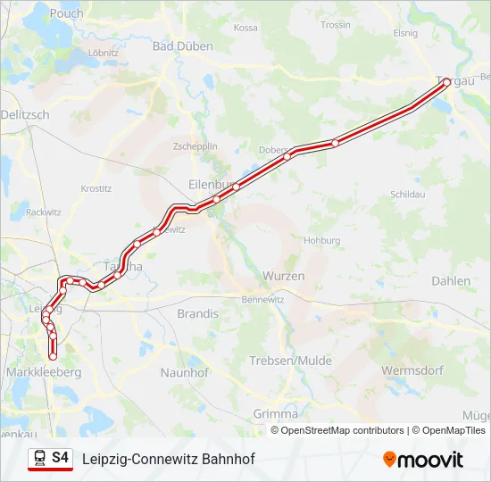 S4 Train Line Map