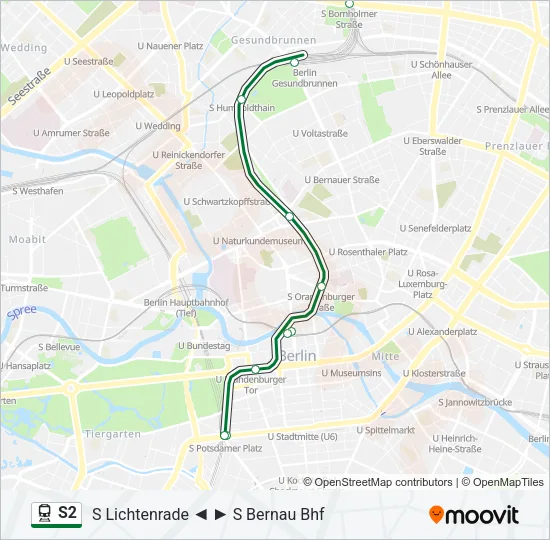 S2  Line Map
