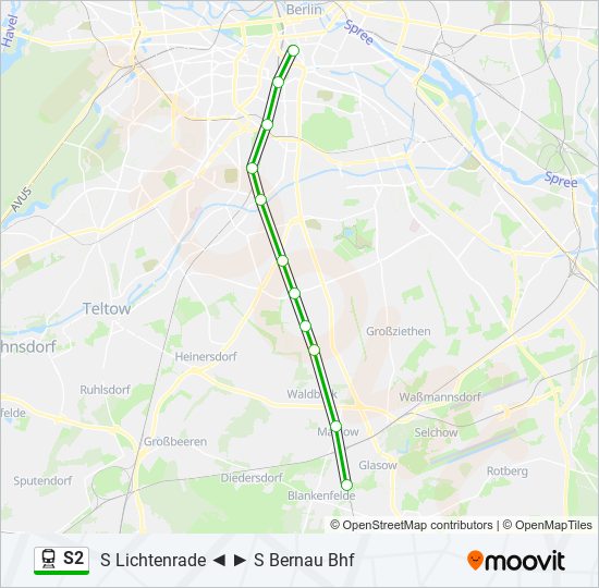 S2 Route: Schedules, Stops & Maps - S Anhalter Bahnhof (updated)