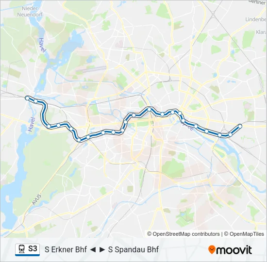 S3  Line Map