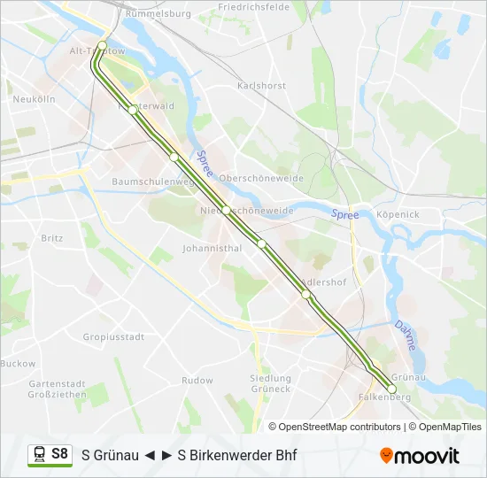 S8  Line Map