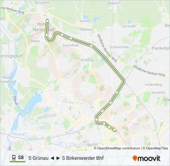 S8  Line Map