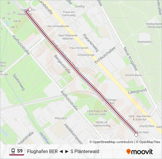 S9  Line Map