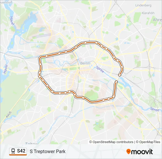S42 Train Line Map