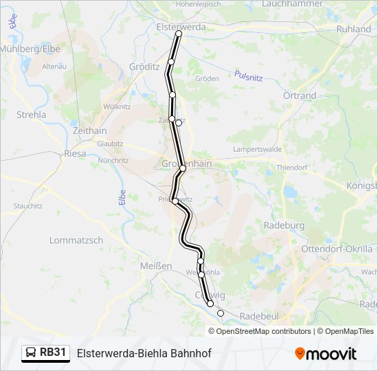 RB31 Bus Line Map