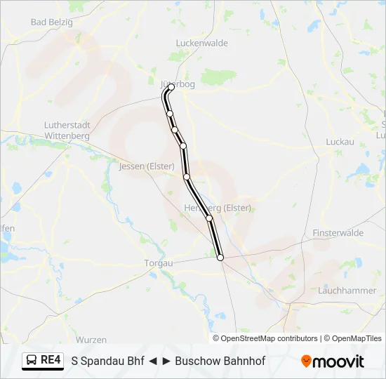 RE4 Bus Line Map