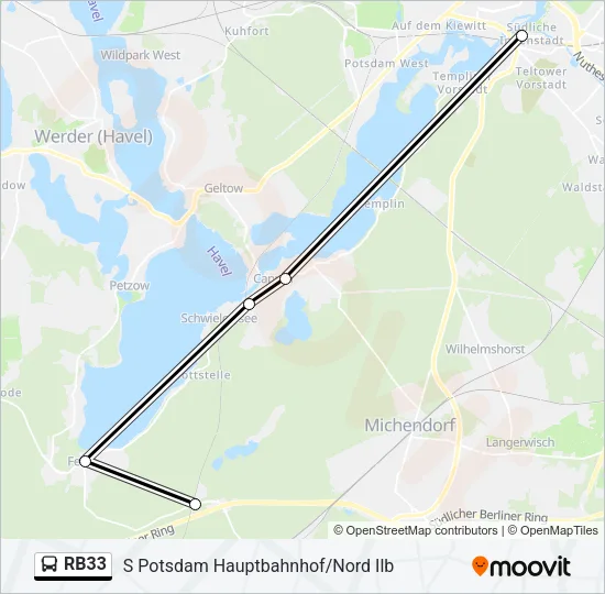 RB33 Bus Line Map