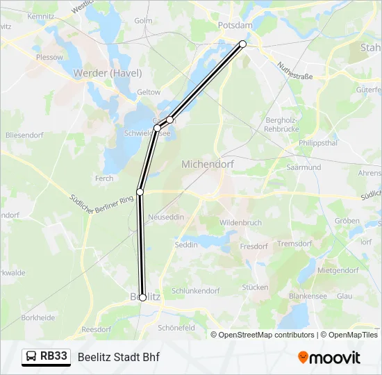 RB33 Bus Line Map