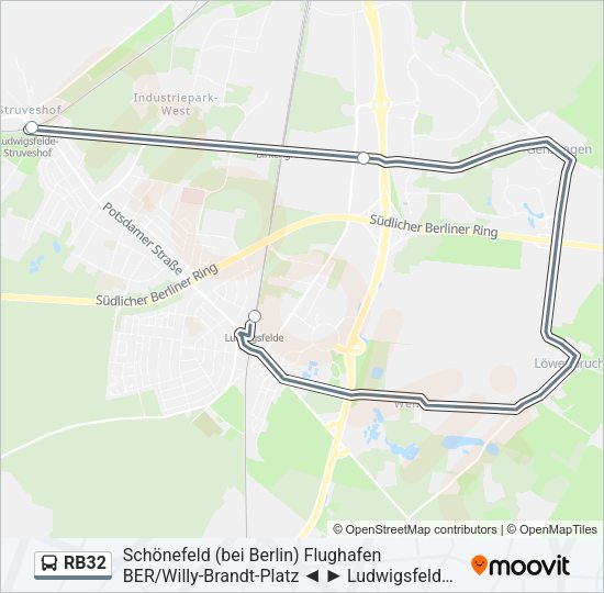 RB32 Bus Line Map