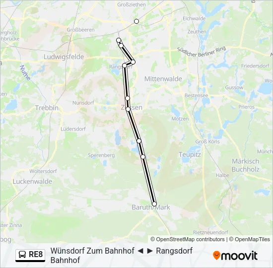 RE8 Bus Line Map