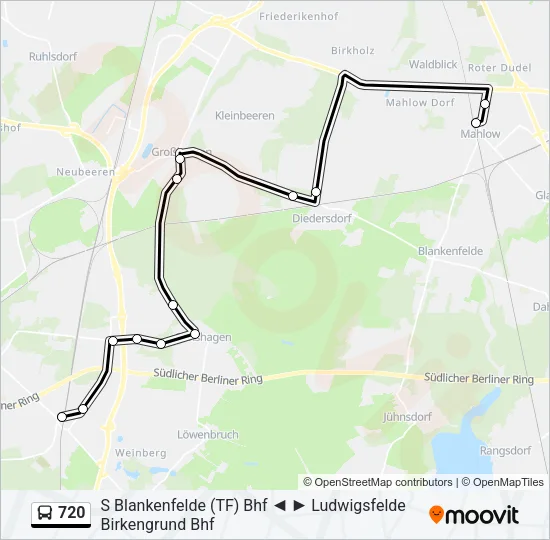 720 Bus Line Map