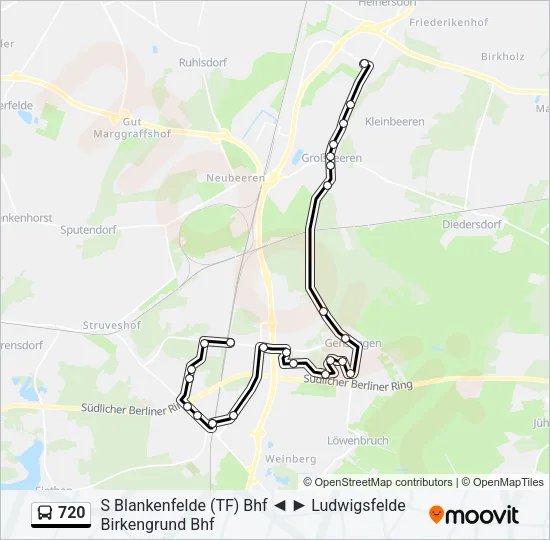 720 Bus Line Map