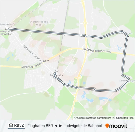 RB32 Bus Line Map